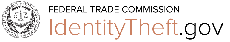 Identity theft logo text